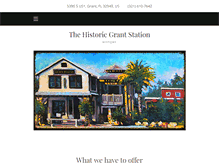 Tablet Screenshot of historicgrantstation.com